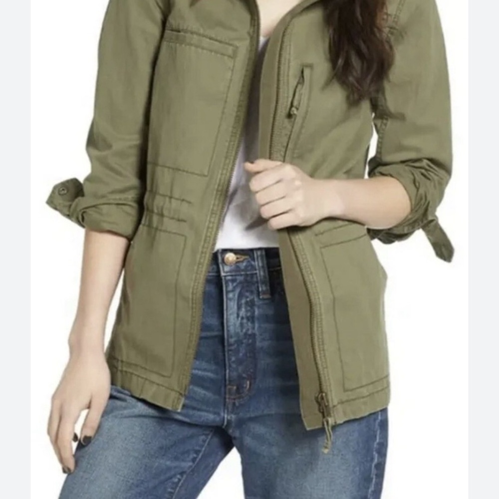 Madewell Fleet Olive Green Utility Jacket XS - Picture 3 of 13